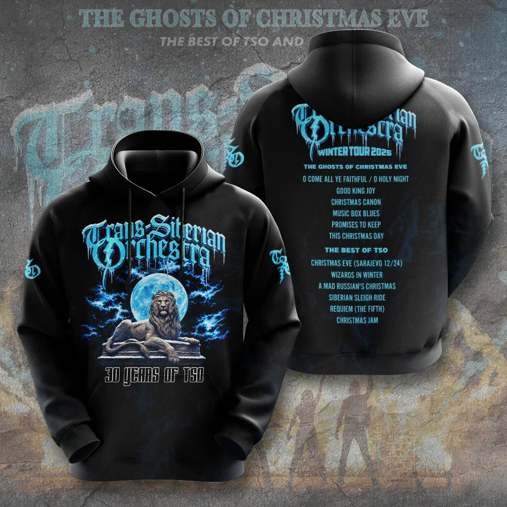 Trans-Siberian Orchestra 30th Anniversary Tour 2026 3D Apparel – GNE8520