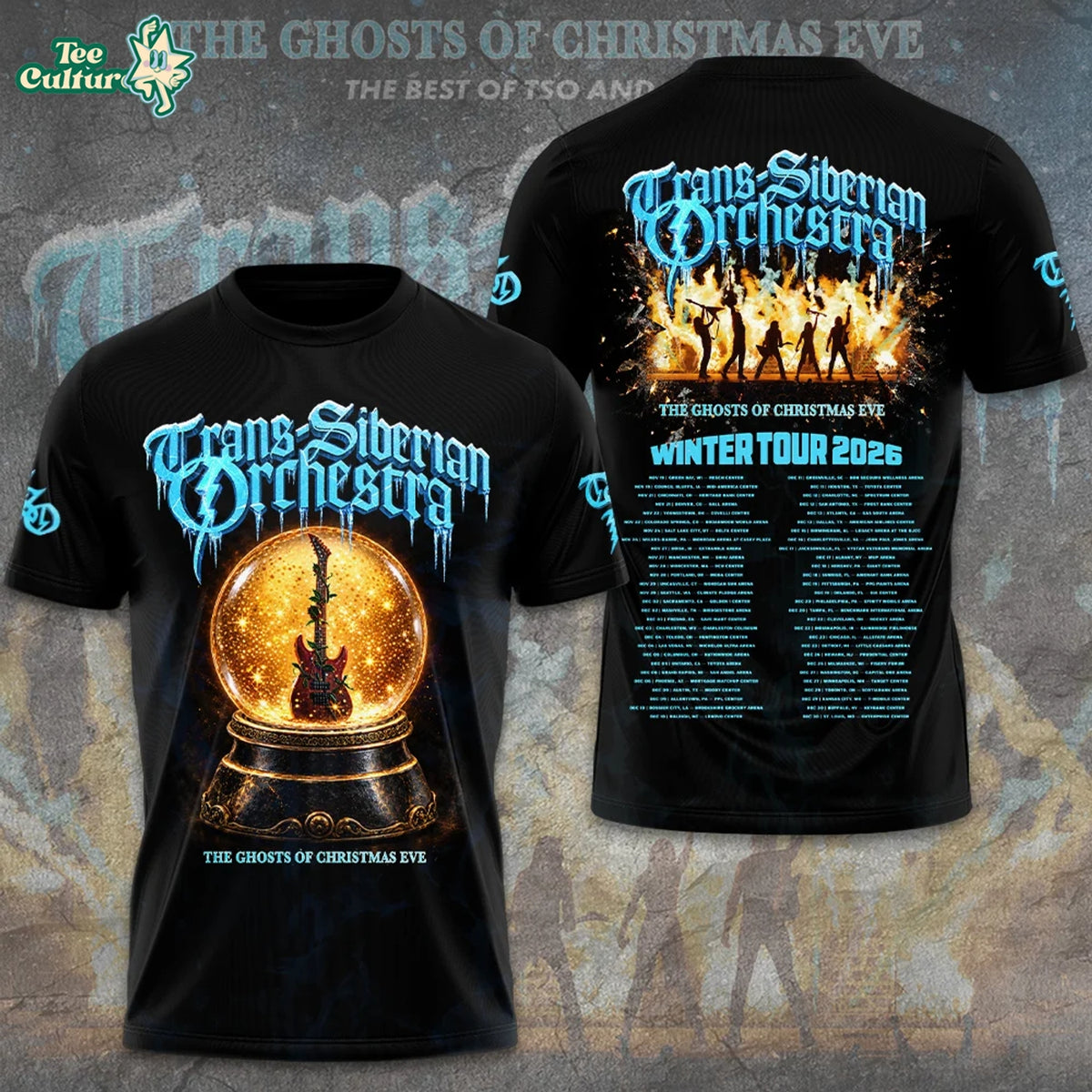 Trans-Siberian Orchestra 30th Anniversary Tour 2026 3D Apparel