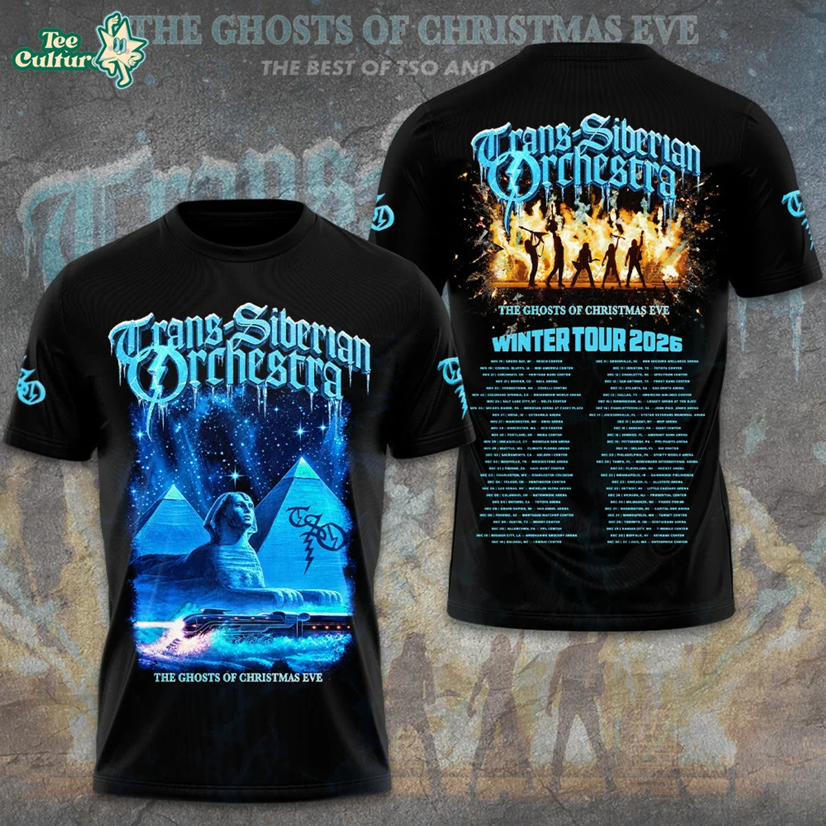 Trans-siberian Orchestra 30th Anniversary Tour 2026 3D Apparel