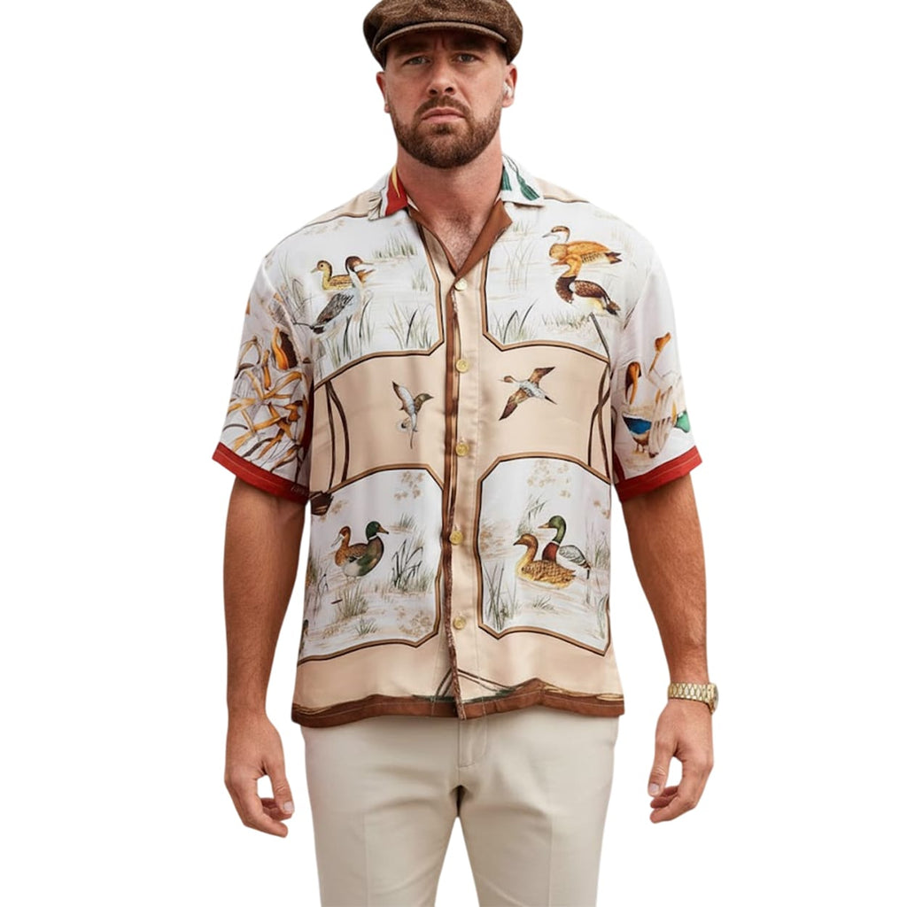 Travis Kelce Wood Duck Hawaiian Shirt