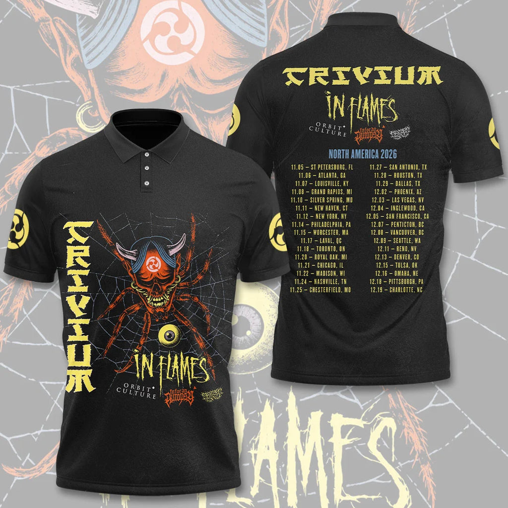 Trivium Tour 2026 3D Apparel – TANTN24957