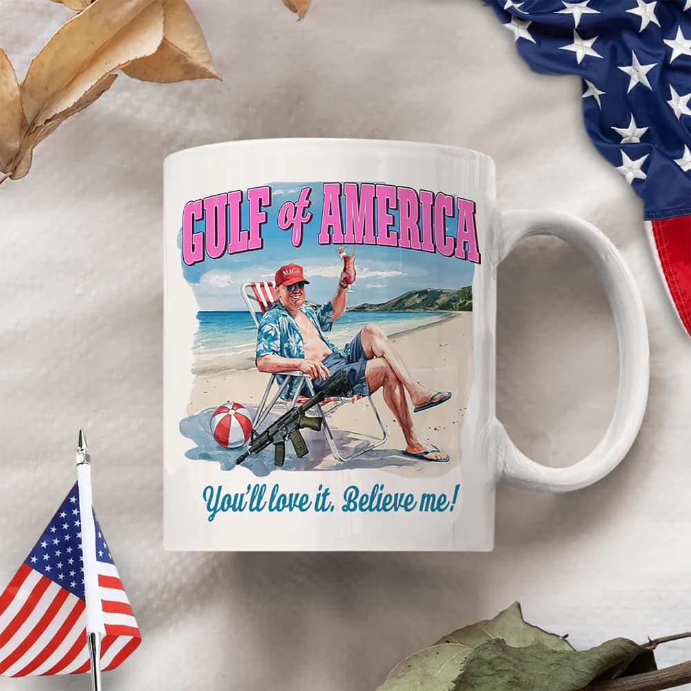 Trump Gulf of America Beach Mug