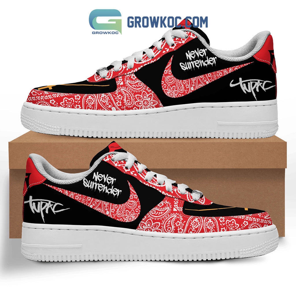 Tupac Shakur Never Surrender Air Force 1 Shoes