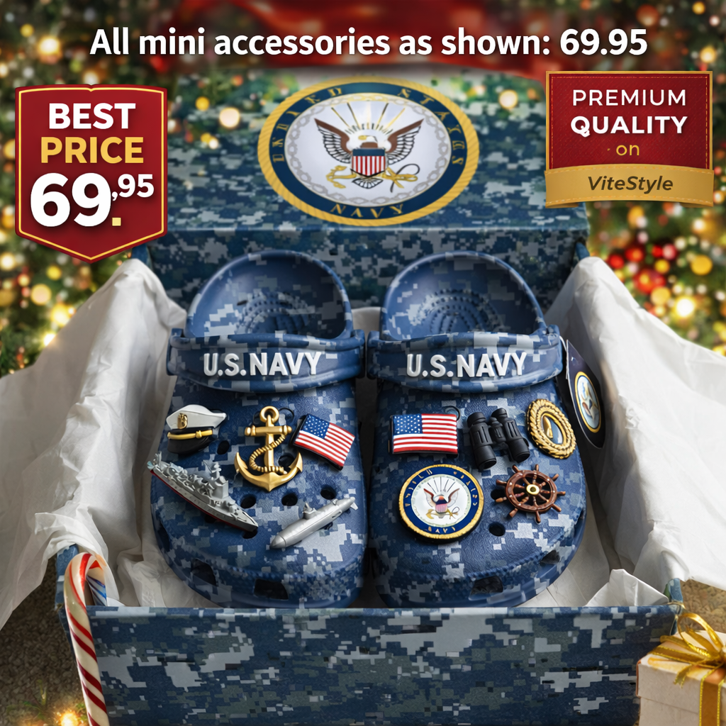U.S Navy Crocband Charms Crocs 2026