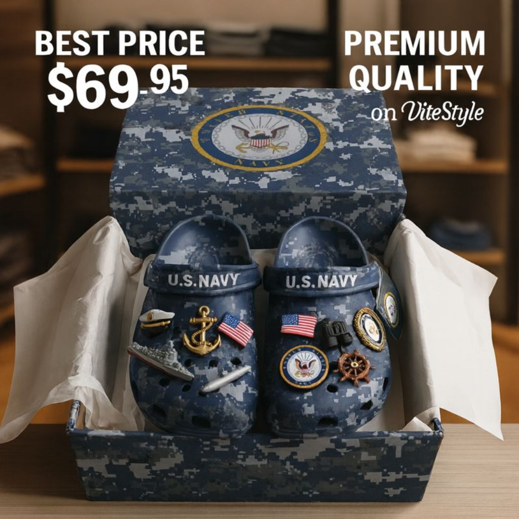 U.S. NAVY Charms Crocs 2026