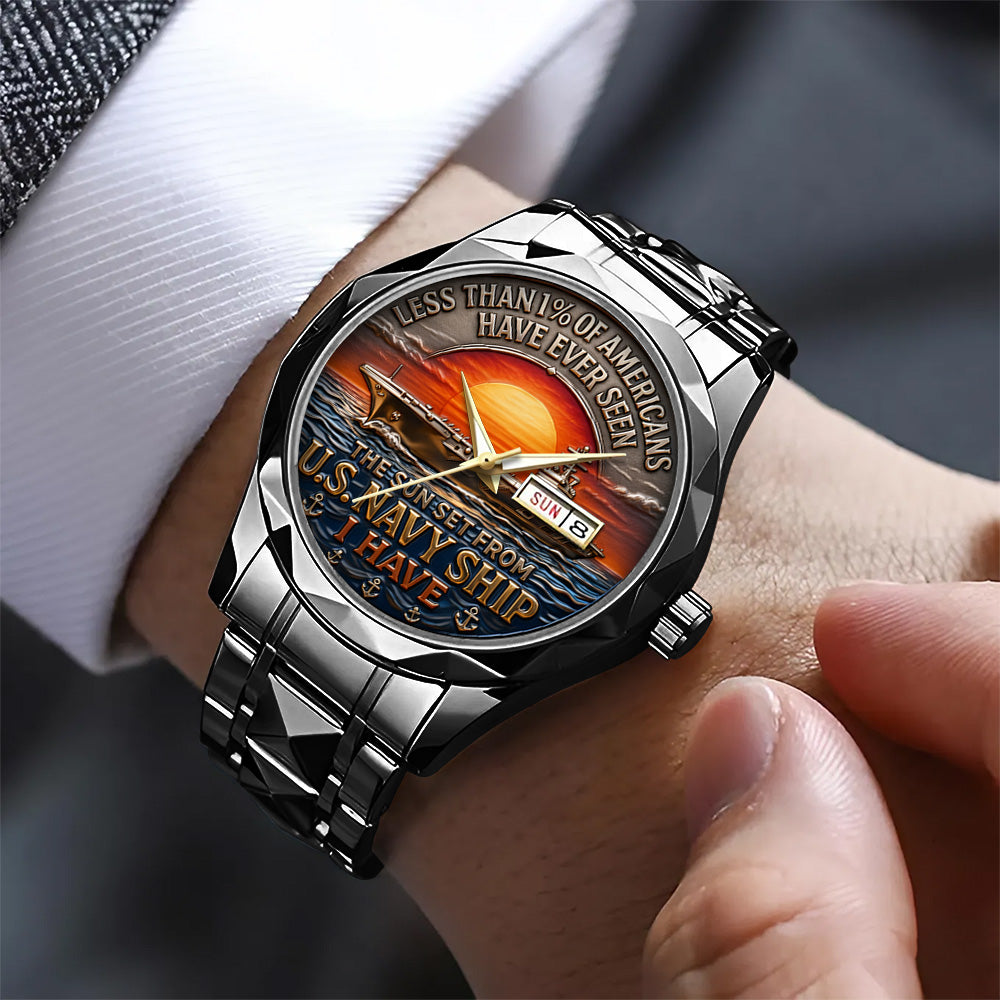 US Navy Alloy Luxury Quartz Watch - TANTN20774