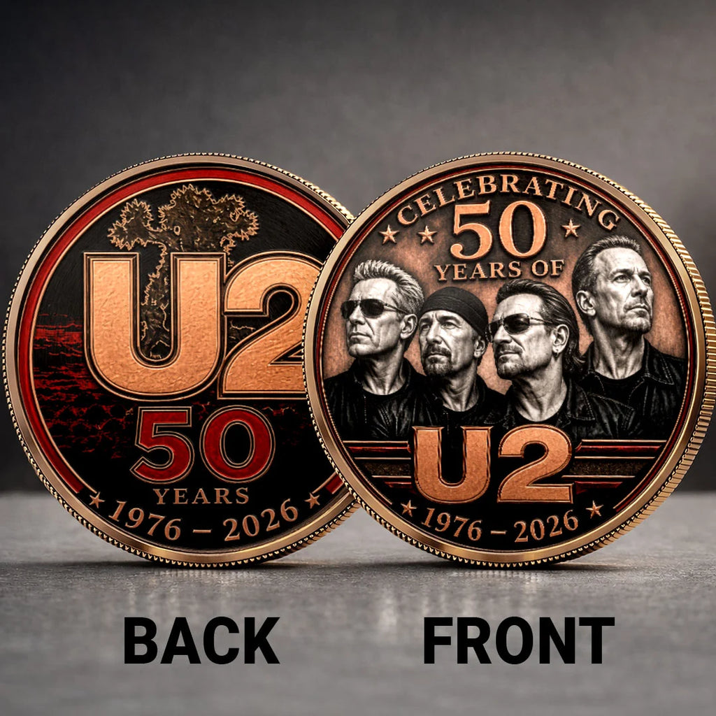 U2 Band 50th Anniversary Commemorative Coin – TANTN25025