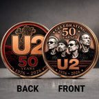 U2 Band 50th Anniversary Commemorative Coin – TANTN25025