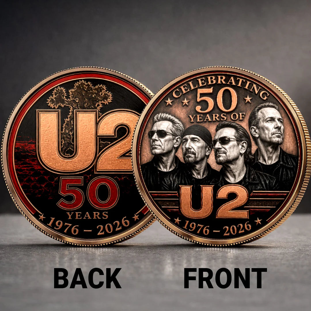 U2 Band 50th Anniversary Commemorative Coin – TANTN25025
