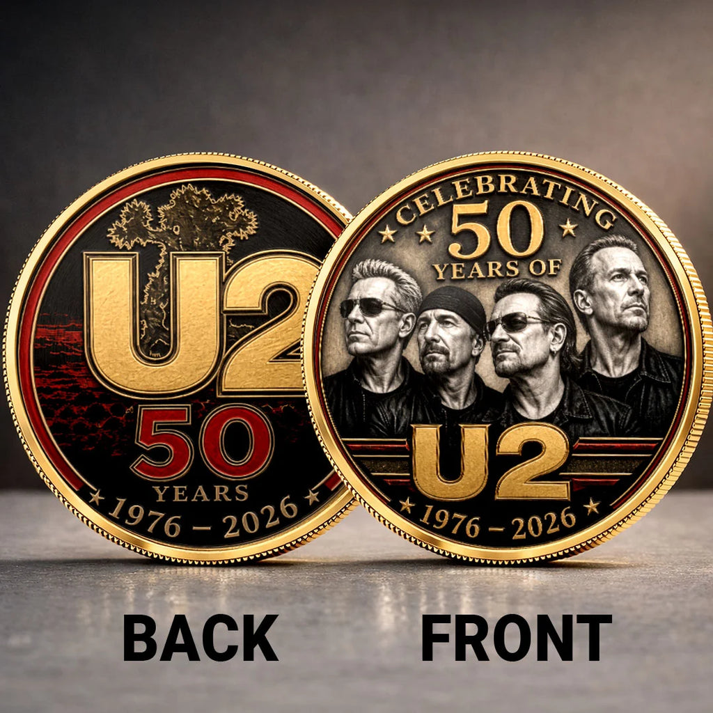 U2 Band 50th Anniversary Commemorative Coin – TANTN25025