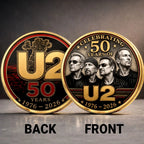 U2 Band 50th Anniversary Commemorative Coin – TANTN25025