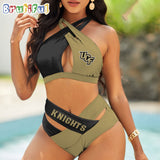 UCF Knights Women Bikini Set Sporty Bikini Sets