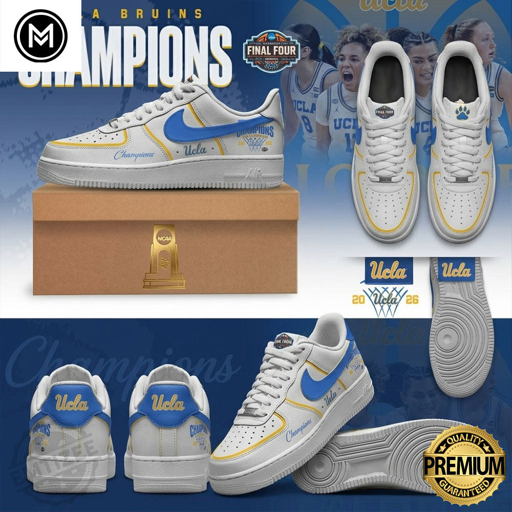 UCLA Basketball Champions Air Force 1 Shoes