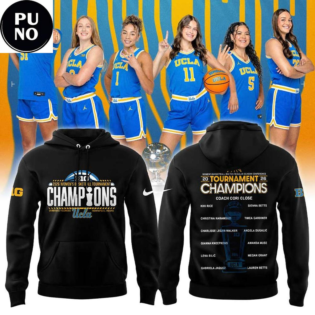 UCLA Women's Basketball Big Ten Regular Season Conference Championship 2026 Hoodie T-Shirt