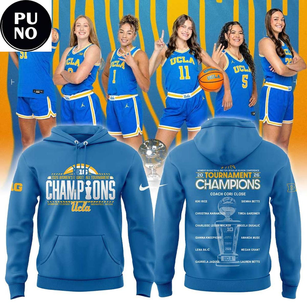 UCLA Women's Basketball Big Ten Regular Season Conference Championship 2026 Hoodie T-Shirt