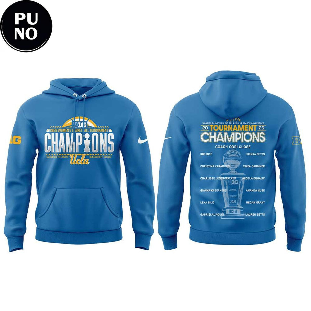 UCLA Women's Basketball Big Ten Regular Season Conference Championship 2026 Hoodie T-Shirt