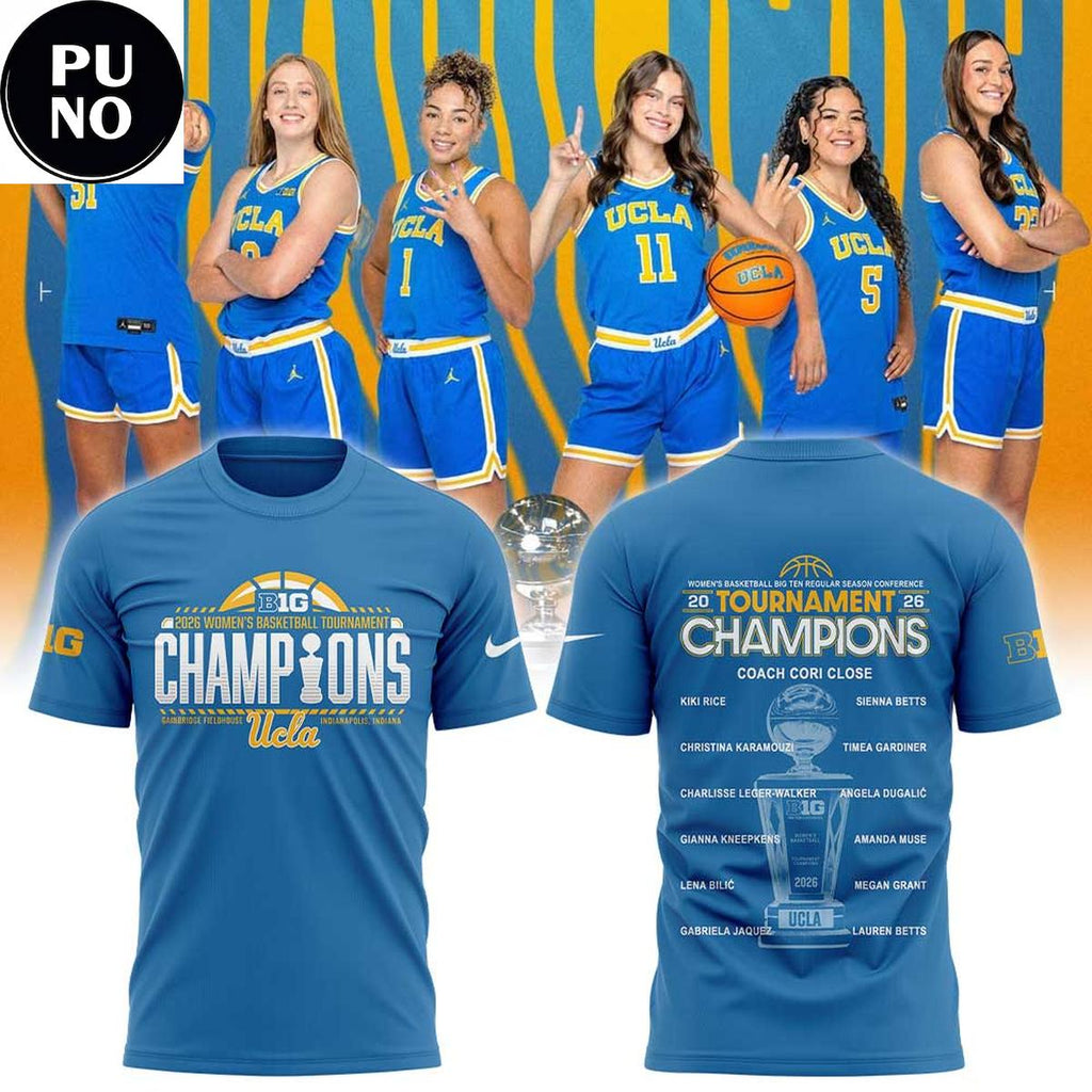 UCLA Women's Basketball Big Ten Regular Season Conference Championship 2026 Hoodie T-Shirt