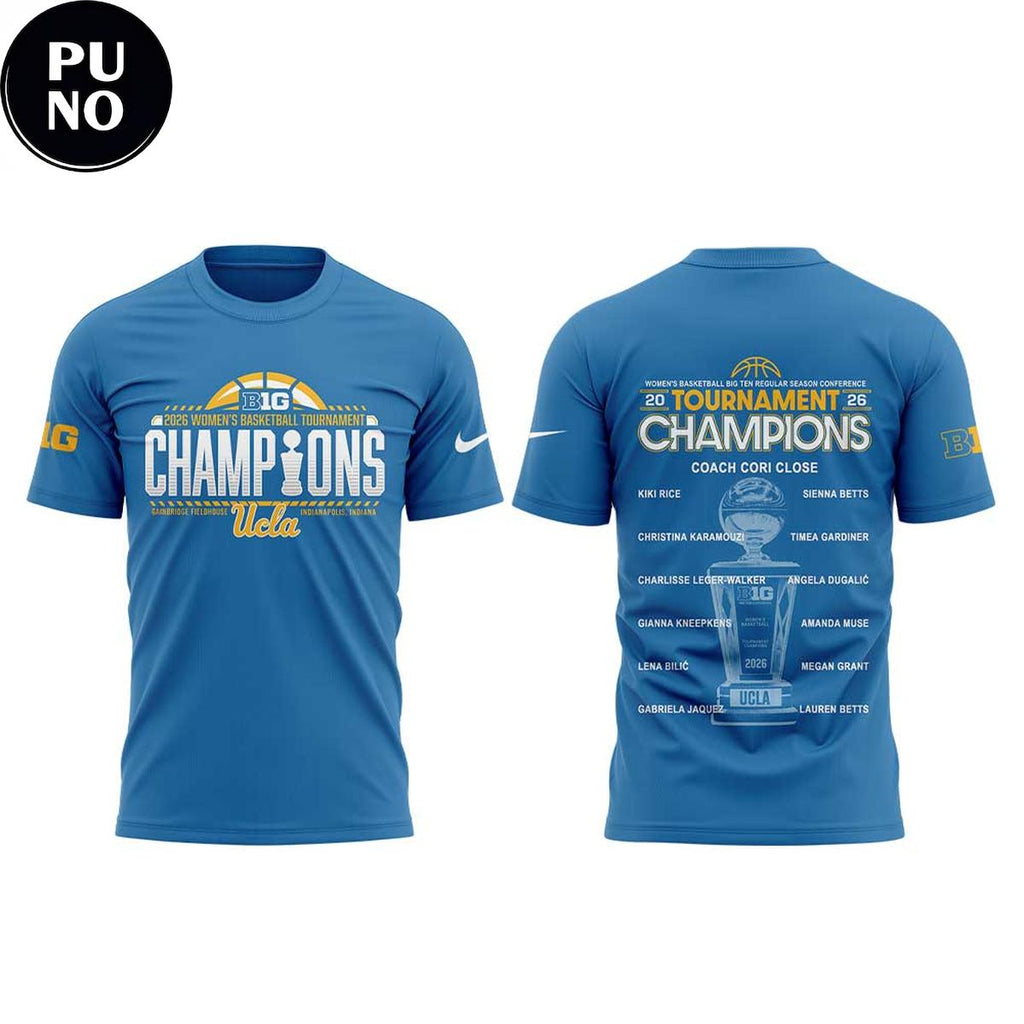 UCLA Women's Basketball Big Ten Regular Season Conference Championship 2026 Hoodie T-Shirt