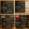 US Air Force Eagle Crest Keychain