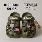 US Army Crocs Charm