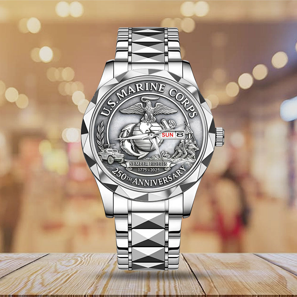 US Marine Corps Alloy Luxury Quartz Watch - MAITM 121187
