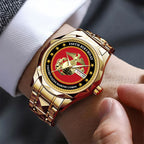US Marine Corps Alloy Luxury Quartz Watch - MAITM 12188