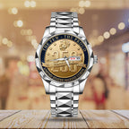 US Marine Corps Alloy Luxury Quartz Watch - MAITM 12146