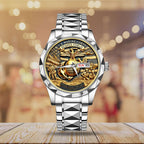 US Marine Corps Alloy Luxury Quartz Watch - MAITM 12288