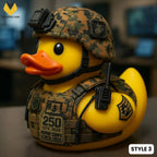 US Military 250th Anniversary Rubber Duck Ornament