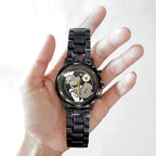 US Navy Black Stainless Steel Watch - TMTHU1003