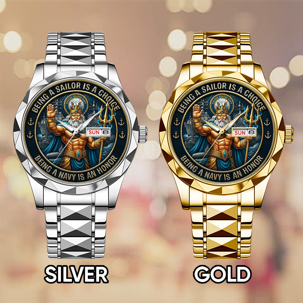US Navy Alloy Luxury Quartz Watch - TMTHU1354