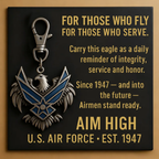 US Navy 250 years Commemorative Anchor Keychain
