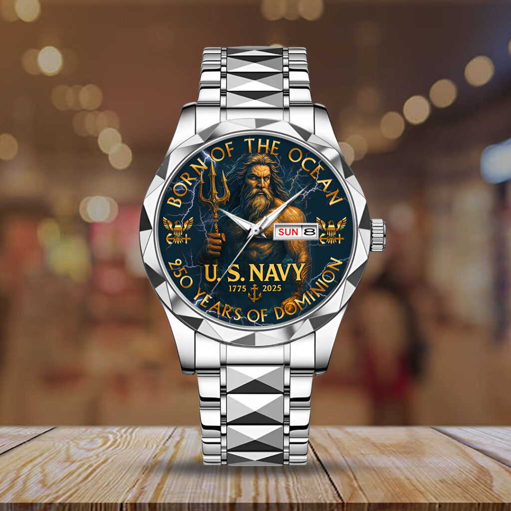 US Navy 250th Anniversary Alloy Luxury Quartz Watch - HOATT13149