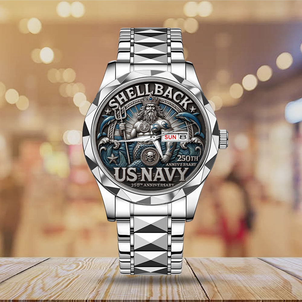 US Navy 250th Anniversary Alloy Luxury Quartz Watch - MAITM12668