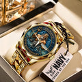 US Navy 250th Anniversary Alloy Luxury Quartz Watch - MAITM12711