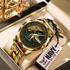US Navy 250th Anniversary Alloy Luxury Quartz Watch - MAITM13193