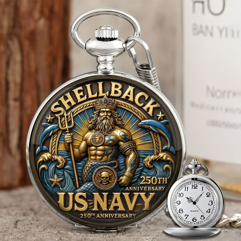 US Navy 250th Anniversary Pocket Watch - MAITM12630