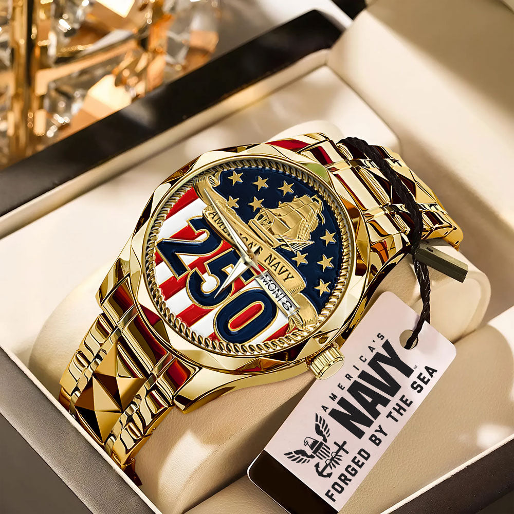 US Navy Alloy Luxury Quartz Watch - MAITM 12117