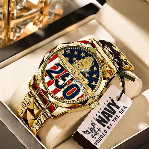US Navy Alloy Luxury Quartz Watch - MAITM 12117