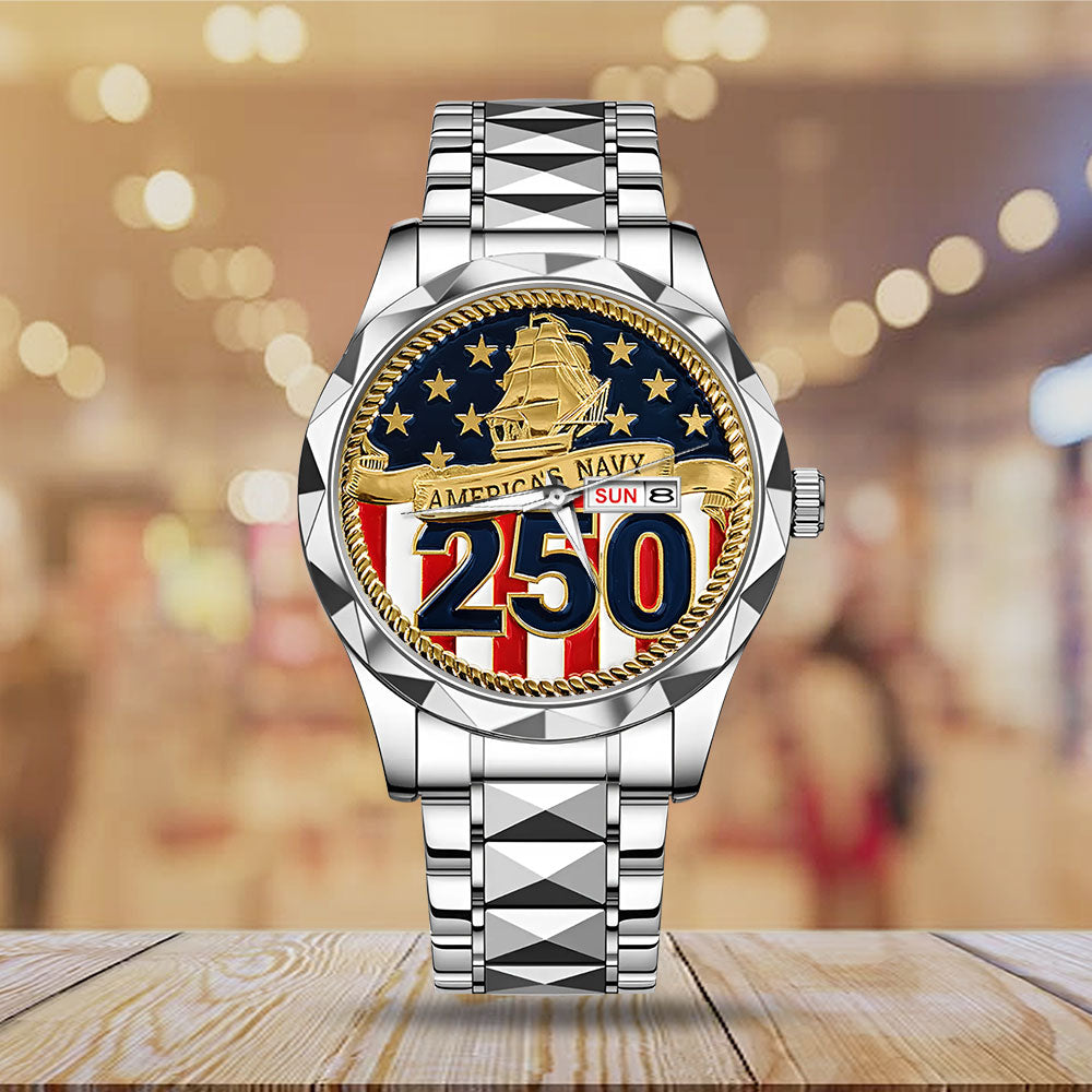 US Navy Alloy Luxury Quartz Watch - MAITM 12117