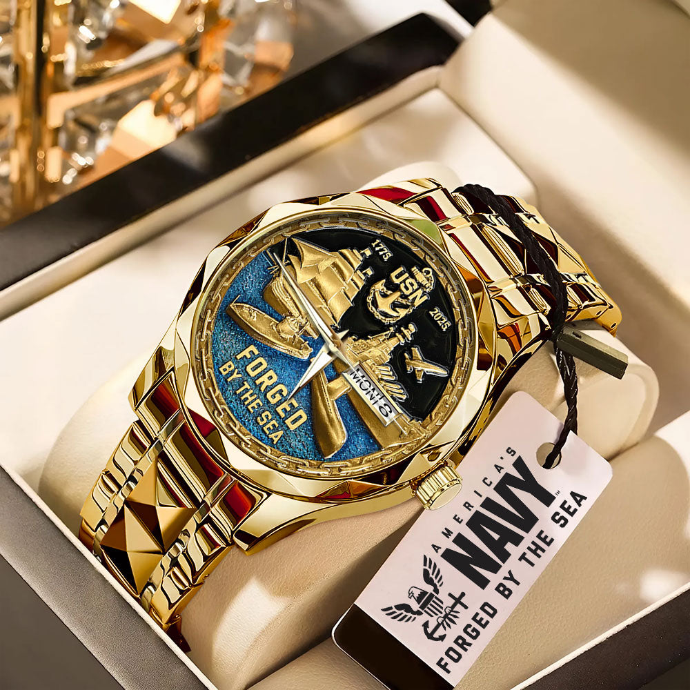 US Navy Alloy Luxury Quartz Watch - MAITM 12127