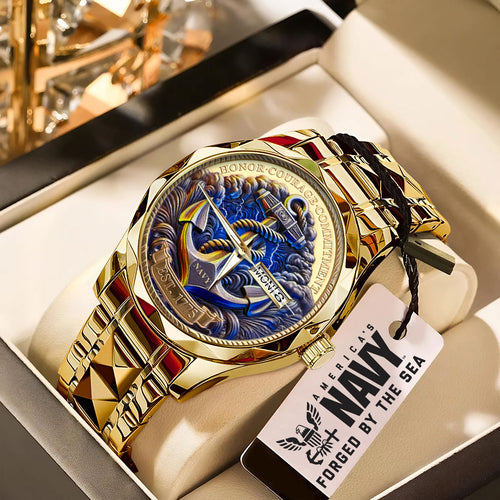US Navy Alloy Luxury Quartz Watch - MAITM 12133