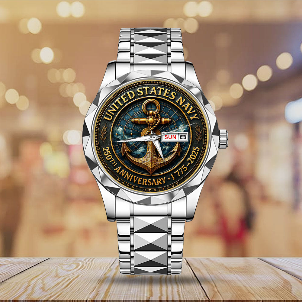 US Navy Alloy Luxury Quartz Watch - MAITM 12402