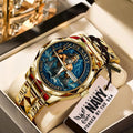 US Navy Alloy Luxury Quartz Watch - MAITM 12533