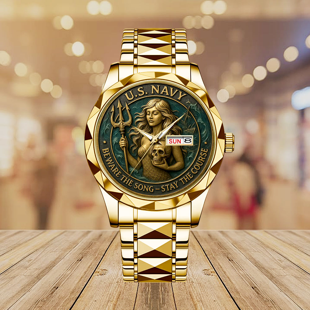 US Navy Alloy Luxury Quartz Watch - MAITM12726