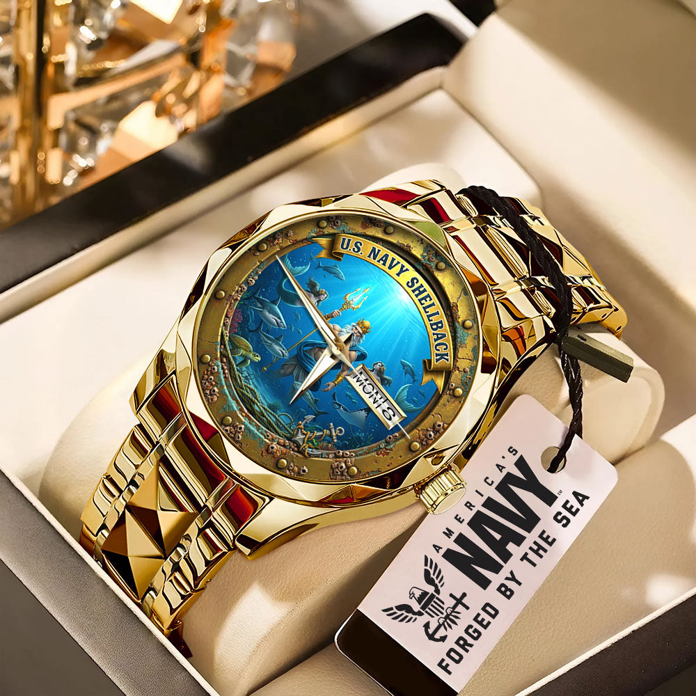 US Navy 250th Alloy Luxury Quartz Watch - MAITM12903