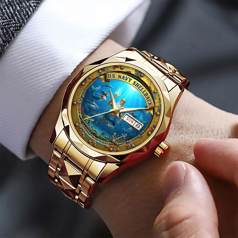 US Navy 250th Alloy Luxury Quartz Watch - MAITM12903