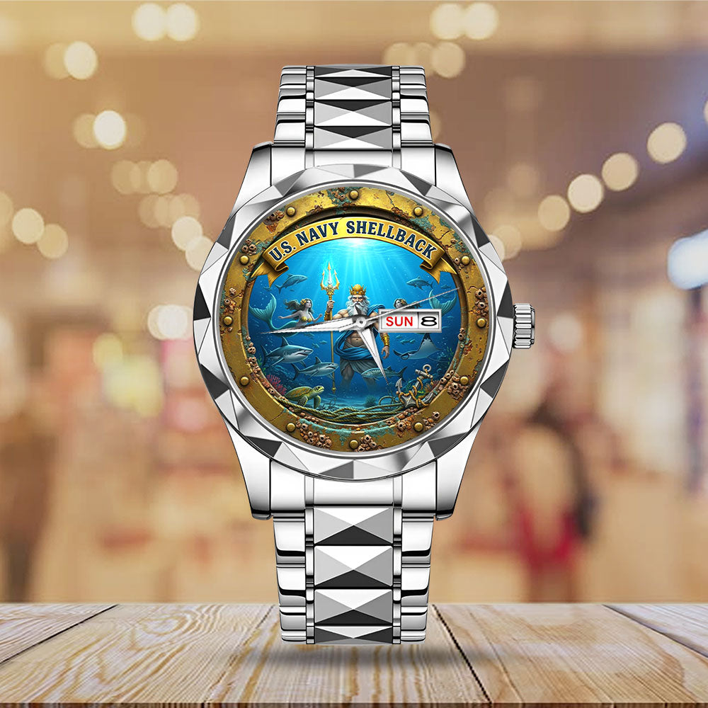 US Navy 250th Alloy Luxury Quartz Watch - MAITM12903