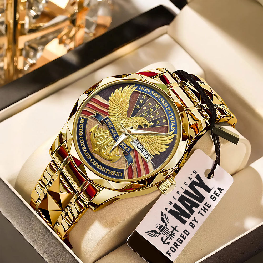 US Navy Alloy Luxury Quartz Watch - MAITM12908