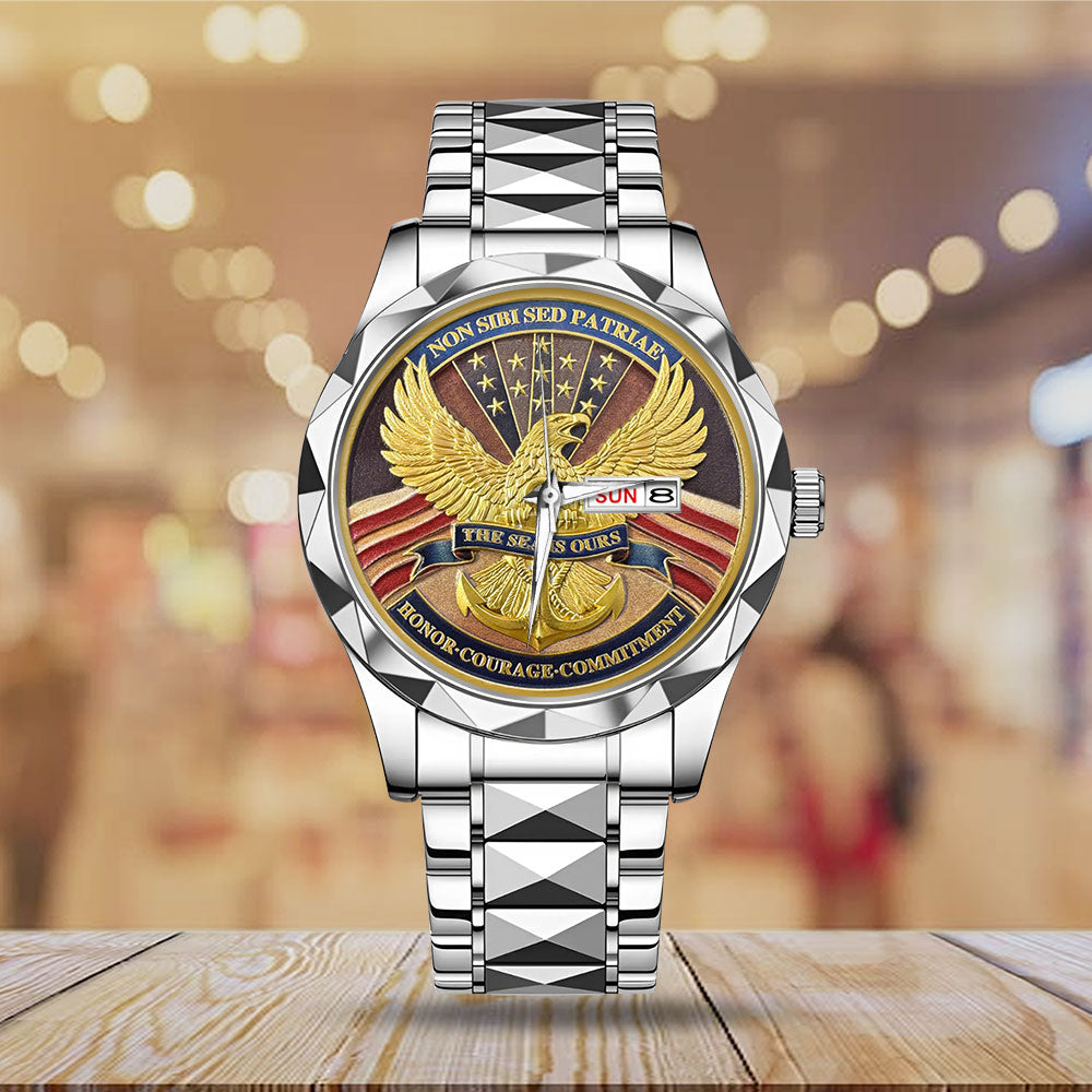 US Navy Alloy Luxury Quartz Watch - MAITM12908